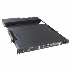 1U Rack Mounted Static AutomaticTransfer Switch for single-phase applications. Integrated maintenance bypass.16A, 20A and 32A 2 pole options